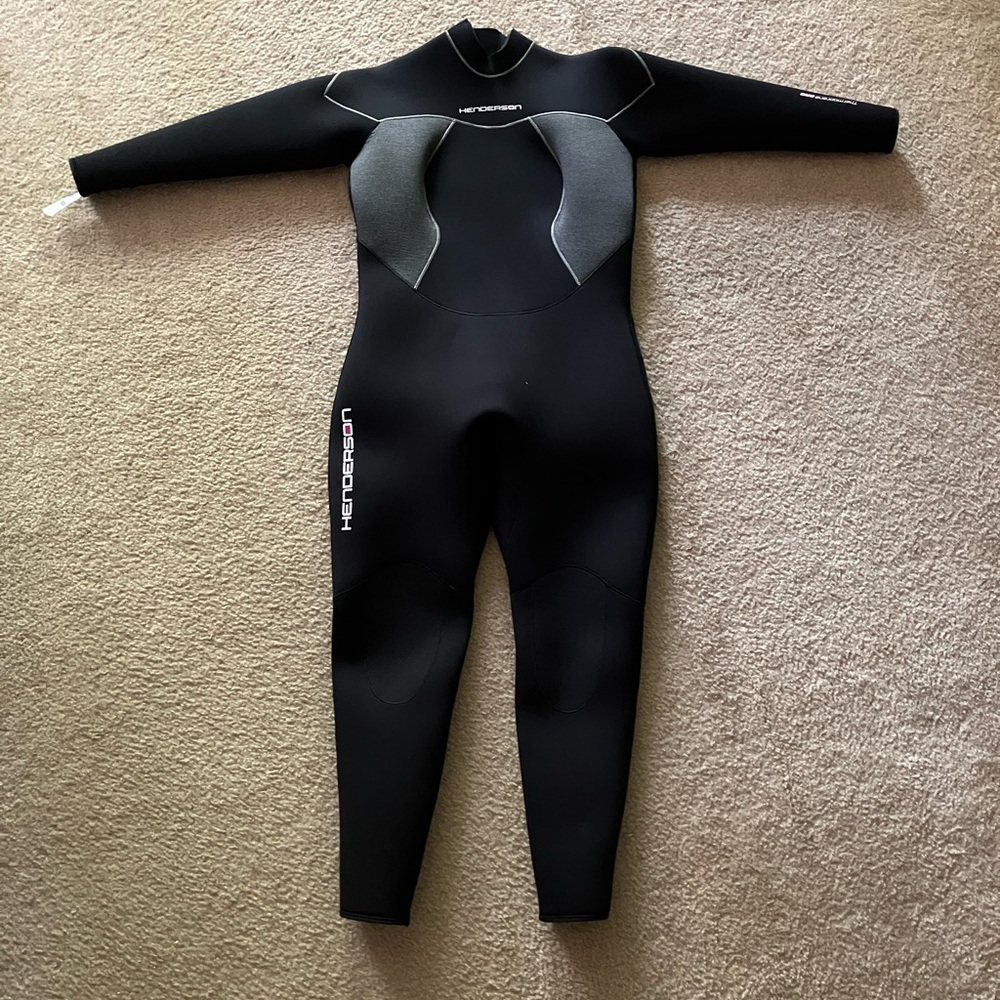 Henderson Women's Black and Gray Wetsuit 7mil
